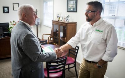 DANNAR’s Scott Crepeau with Rep. Greg Pence