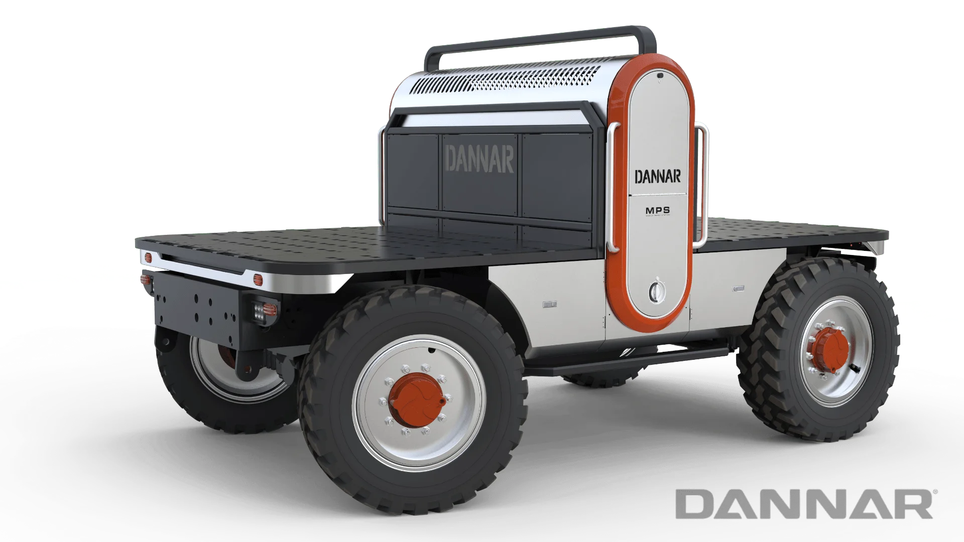 The original DANNAR 300 Mobile Power Station. Shown with hydralic accessory.